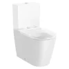 Inspira ROUND - Cuvette au sol Rimless à évacuation dual Roca A342526000 (sans réservoir et siège)