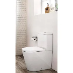 Inspira ROUND - Cuvette au sol Rimless à évacuation dual Roca A342526000 (sans réservoir et siège)