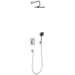 Jacob Delafon Robinet de douche avec mitigeur encastrable mécanique Modulo rond