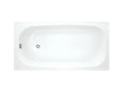 Jika (Groupe Roca) Riga Baignoire gain de place 150 L, 140 x 70 cm en acier émaillé, sans pieds, blanc (H2340400000001)