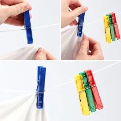 KADAX Vêtements Vêtements Vêtements Pinces à Linge 20pcs Plastique Coloré