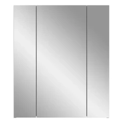 Kai - Armoire de toilette (L/H/P : 60x70x18 cm) en imitation blanc
