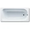 Kaldewei Eurowa Baignoire rectangulaire avec pieds 150x70 cm acier émaillé, Blanc alpin (119600010001-SET)