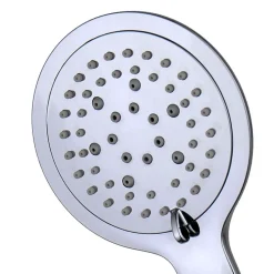 Kit de barre de douche 5 positions avec équipement NAV rond, finition chrome poli, en acier inoxydable Kibath