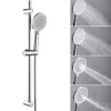 Kit de douche , Douchette 4 Fonctions, SOFETIY MAX Ensemble de Douche Design Réglable en Hauteur, Pommeau de douche, barre