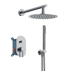 Kit de douche à encastrer LOOP Chrome