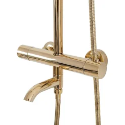 Kit de douche avec thermostat Lungo Gold