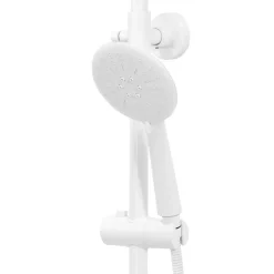 Kit de douche avec thermostat Lungo White Matt