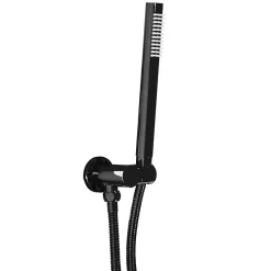 Kit De Douche Encastré Rea Lungo Metalic Black 17X16X36,5Cm + Box