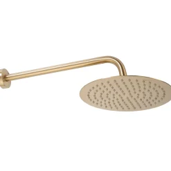 Kit De Douche Encastré Rea Lungo Thermostat Brush Gold 51,5X30X39,5Cm