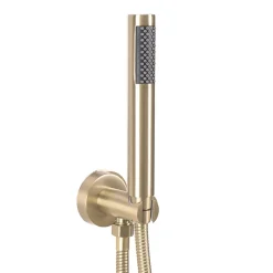 Kit De Douche Encastré Rea Lungo Thermostat Brush Gold 51,5X30X39,5Cm