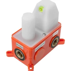 Kit De Douche Encastré Rea Lungo White 30X16X36Cm + Box