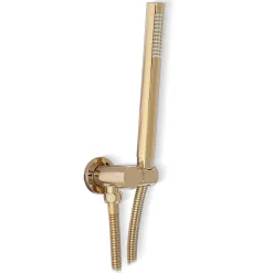 Kit De Douche Encastré Rea Lungo Gold 17X16X36,5Cm + Box