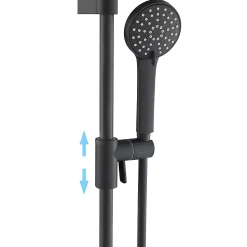 Kit de douche Noir Mat ARIA - bain-bain