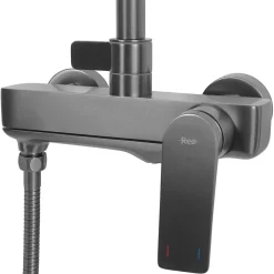 Kit De Douche Rea Avalon Titanium 50X23X153Cm