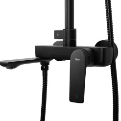 Kit De Douche Rea Avalon Black 50X23X153Cm