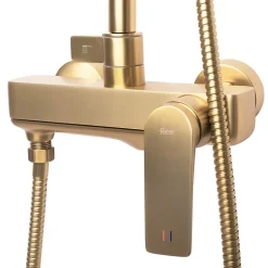 Kit De Douche Rea Avalon Brush Gold 50X23X153,1Cm