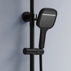 Kit De Douche Rea Bari Black 37X31X100Cm