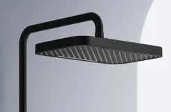 Kit De Douche Rea Bari Black 37X31X100Cm