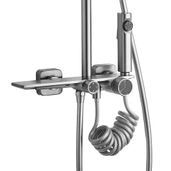 Kit De Douche Rea Helix Brush Nickel