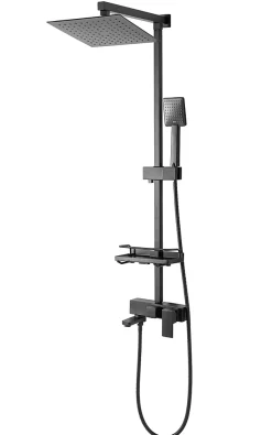 Kit De Douche Rea Jack Black 45X21,5X102Cm