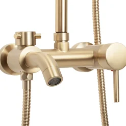 Kit De Douche Rea Luis Brush Gold 45X21X100Cm