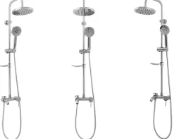 Kit De Douche Rea Luis Chrome 45X21X100Cm