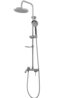 Kit De Douche Rea Luis Chrome 45X21X100Cm