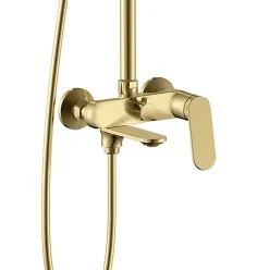 Kit De Douche Rea Marco Brush Gold 25X12,5X117Cm