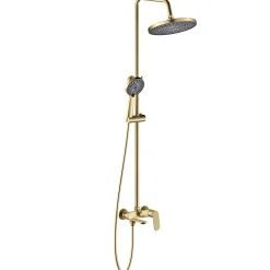 Kit De Douche Rea Marco Brush Gold 25X12,5X117Cm