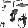 Kit De Douche Rea My2061-77B Hass Black 40,5X26,5X122Cm