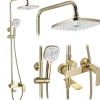 Kit De Douche Rea My1902-78G Storm Gold 19X23X136Cm