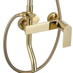 Kit De Douche Rea My1902-77G Storm Gold 19X23X136Cm