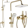 Kit De Douche Rea My2021-77Gg Argus Brush Gold 44X23X144Cm