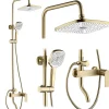 Kit De Douche Rea My1902-77Gg Storm Brush Gold 45X19X144Cm