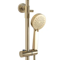 Kit De Douche Rea Parot Thermostat Brush Gold 10X27X120Cm