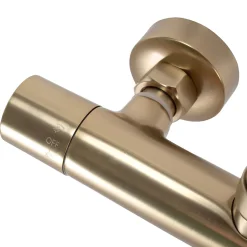 Kit De Douche Rea Parot Thermostat Brush Gold 10X27X120Cm