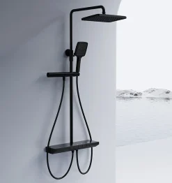 Kit De Douche Rea Pedro Thermostat Black