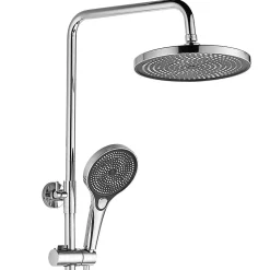 Kit De Douche Rea Rebel Chrome 17X25X135,5Cm