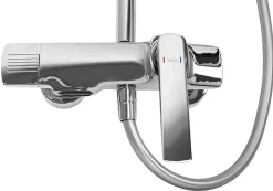 Kit De Douche Rea Rebel Chrome 17X25X135,5Cm