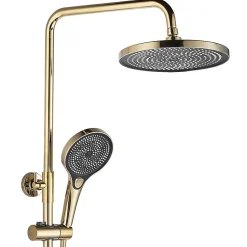 Kit De Douche Rea Rebel Gold 17X25X135,5Cm