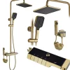 Kit De Douche Rea Rob Thermostat Brush Gold 11,5X33X115Cm