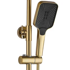 Kit De Douche Rea Rob Thermostat Brush Gold 11,5X33X115Cm