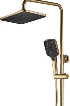 Kit De Douche Rea Rob Thermostat Brush Gold 11,5X33X115Cm