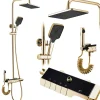 Kit De Douche Rea Rob Thermostat Gold 11,5X33X115Cm