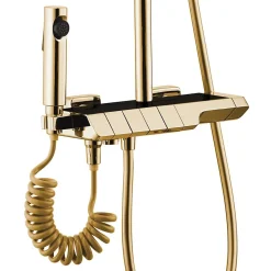 Kit De Douche Rea Rob Thermostat Gold 11,5X33X115Cm