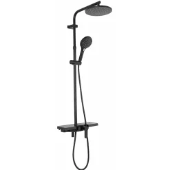 Kit De Douche Rea Santos Black 13,5X40X117Cm