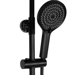 Kit De Douche Rea Savio Led Black 13X28X120Cm