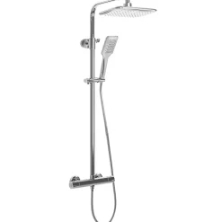 Kit De Douche Rea Tom Thermostat Chrome 7X27,5X120Cm