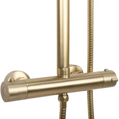 Kit De Douche Rea Tom Thermostat Brush Gold 8X27,5X120Cm